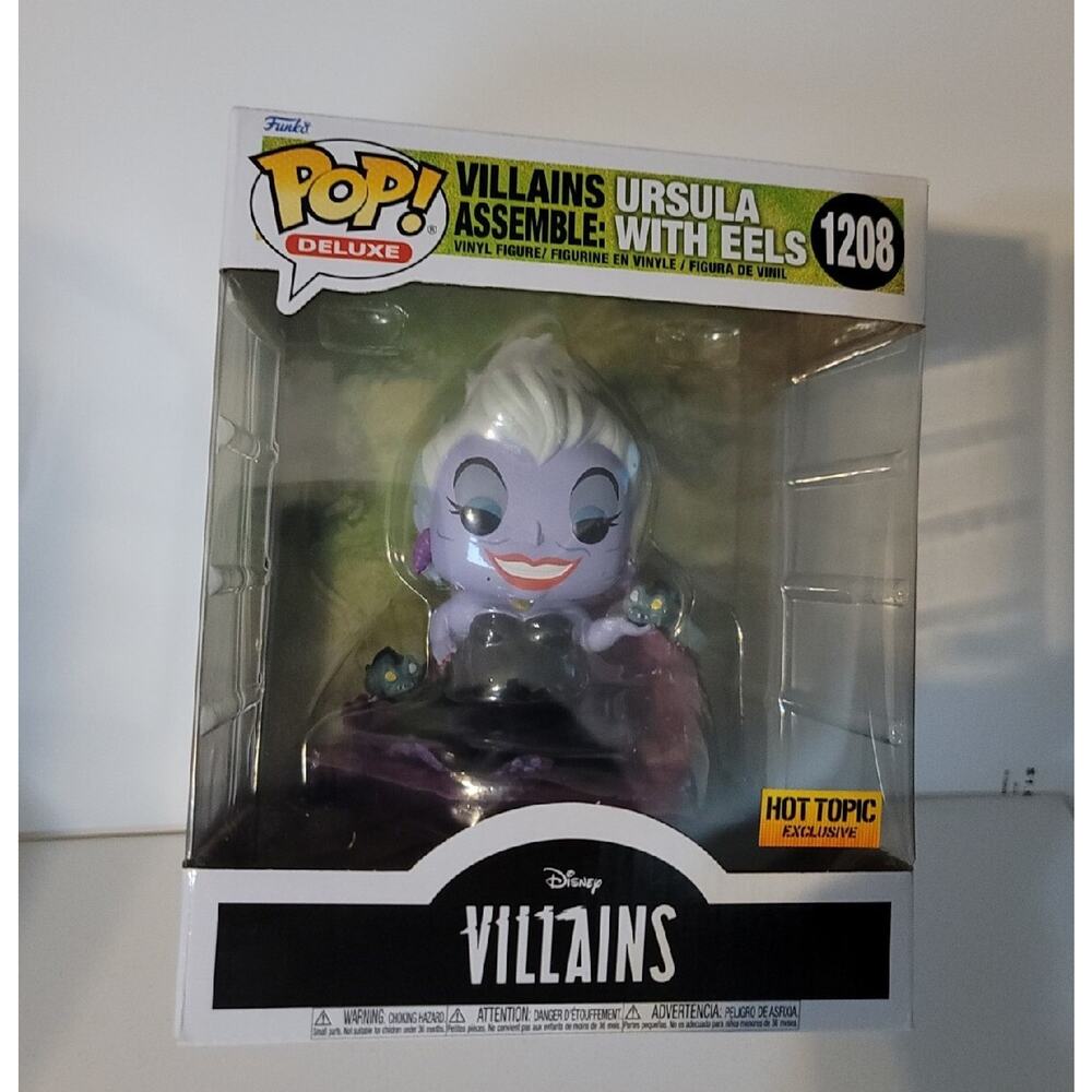 Funko Disney Villains Assemble Pop Deluxe Ursula With Eels Vinyl Figure #1208
